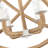 Marina 4-Light Chandelier in Natural White-460930000