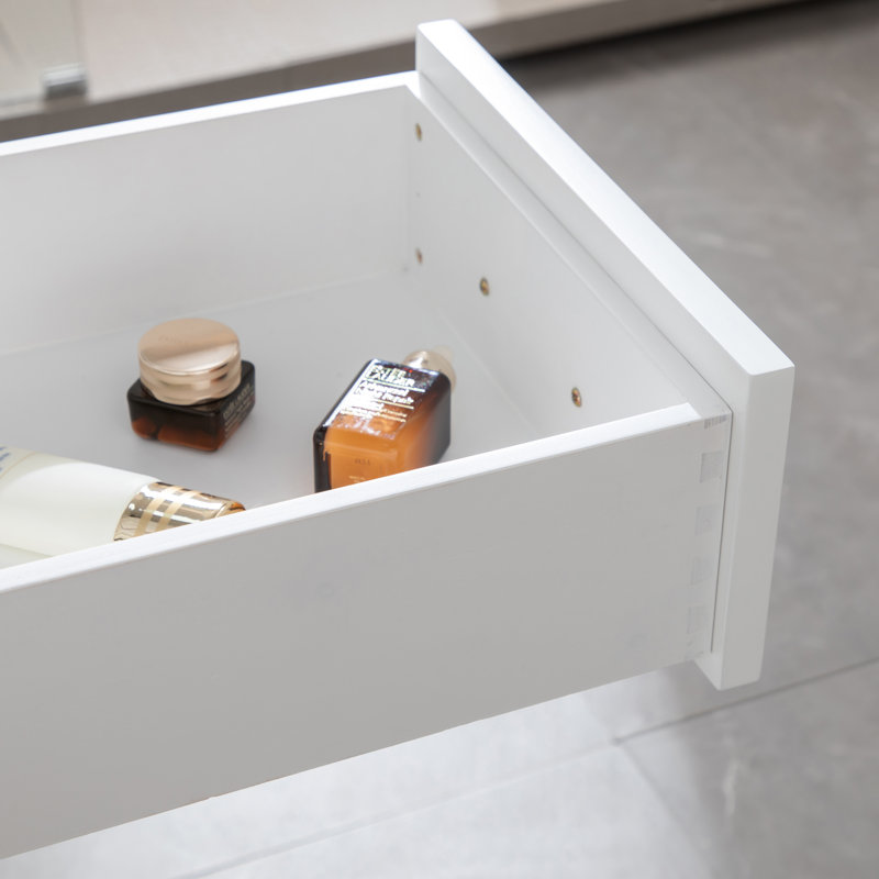 Ensemble de meuble-lavabo double 60 po, Blanc
