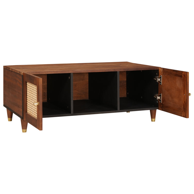 Solid Wood Coffee Table with Storage