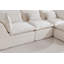 Canapé modulaire surdimensionné surdimensionné avec assise large et profonde, véritable design de relaxation, comprenant un repose-pieds, idéal pour le confort d'un salon spacieux et une configuration flexible.-314961217
