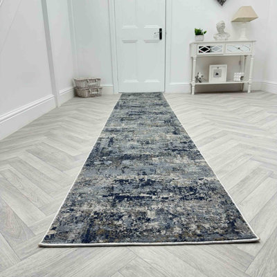 Runner cm Abstract Area Rug