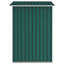 vidaXL Garden Shed 205 x 129 x 183 cm Galvanised Steel-1025003576
