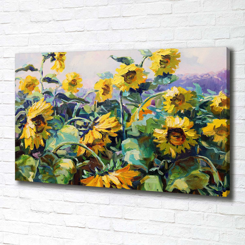 Sunflowers - No Frame Print on Canvas