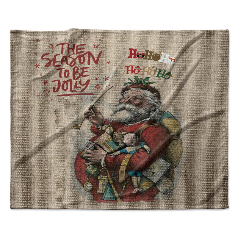 Jeté de père Noël, l 50 po x L 60 po