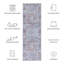 Tapis oriental beige / gris / bleu clair-624032005