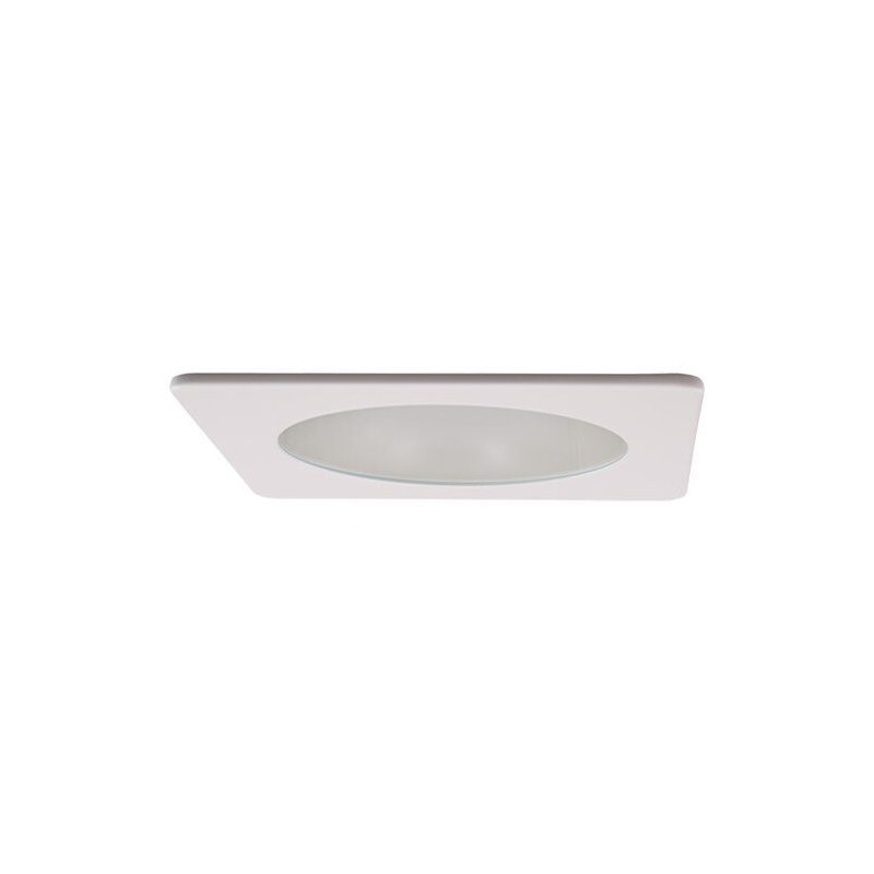 Garniture encastrée de douche 4 po, Blanc