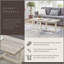 Table basse Luno, gris vieilli et beige-130020409