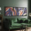 Mid Century Shape Abstract Organic Shapes, reproduction d'art sur toile-98042549-111176844