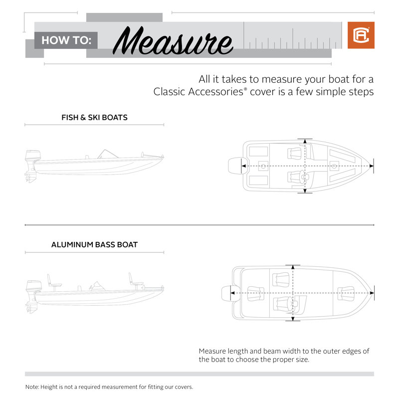DryGuard Buckle Mildew Resistant Watercraft Cover By Classic Accessories, Model C