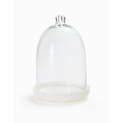 Alabaster - Candle Base and Cloche