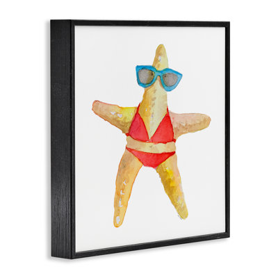 Fun Swimsuit Starfish Giclee Art by Lanie Loreth
