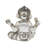 Allisonia Polystone Meditating Ganesh Sculpture with Engraved Carvings and Relief Detailing-1702537235