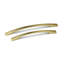 Brushed Brass Slim Bow Handles-126282171