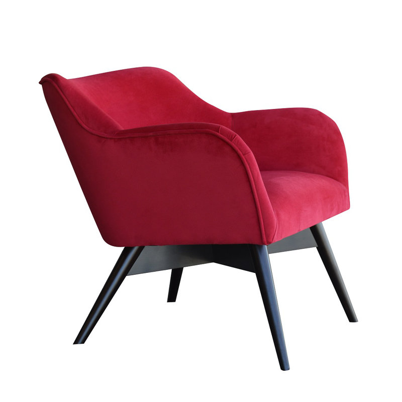 Pepi Upholstered Armchair, Red