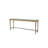 Frosted Glass Console Table With 3 Stools