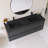 60" Wall-Mounted  Bathroom Vanity With Black Solid Surface Basin-949577734