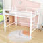 Metal Loft Bed with Guardrails-892129047