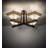 Ticey Glass Semi Flush Mount