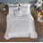 Charleston Collection 100% Cotton Bedding sets, Machine Washable Soft and Breathable 4-piece Chenille Bedspread & Sham with Geometric Embroidery, All season-806346225-806346224