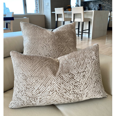 Velvet Animal Print Throw Pillow Cover