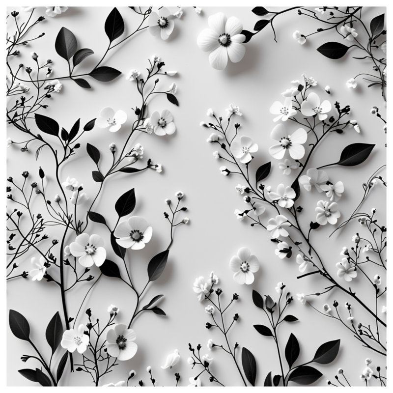 Housse de couette Floral Bedding Nature, Lit simple