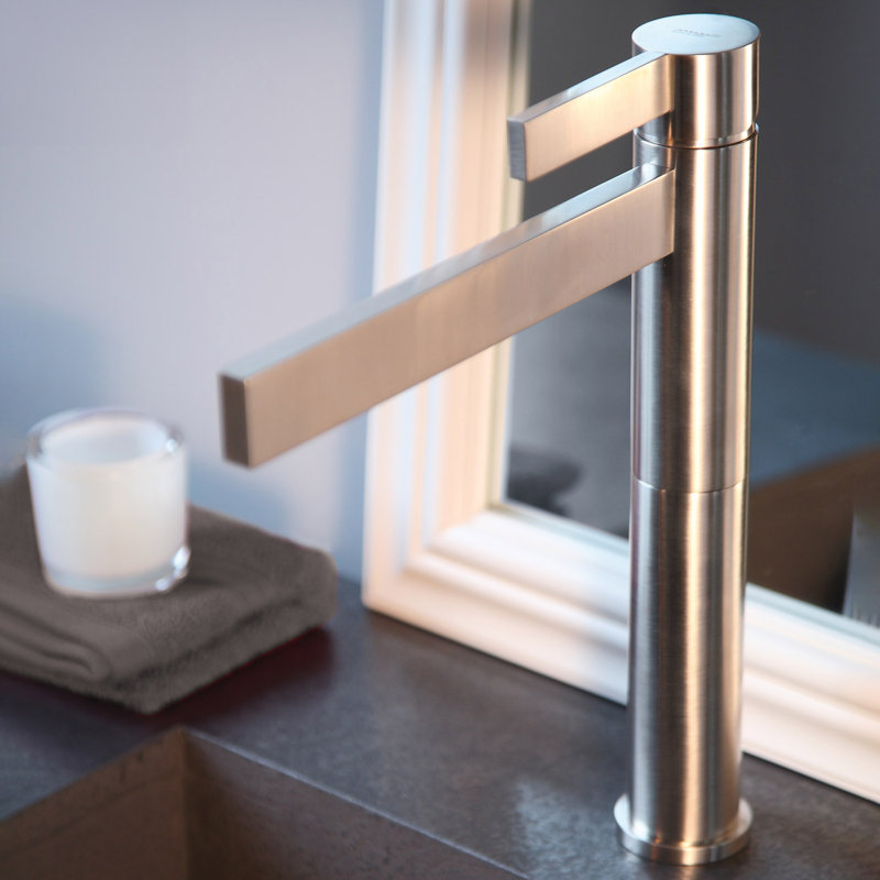 Sorrento Single Hole Bathroom Faucet, Matte White