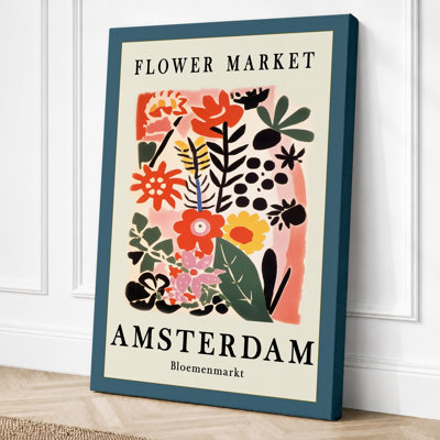 Postcard From Amsterdam Retro - Print