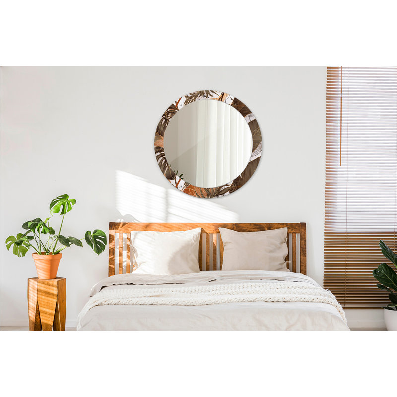 Huldar Glass Flat Wall Mirror