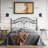 Vintage Platform Bed Metal Headboard-931869745-884379967