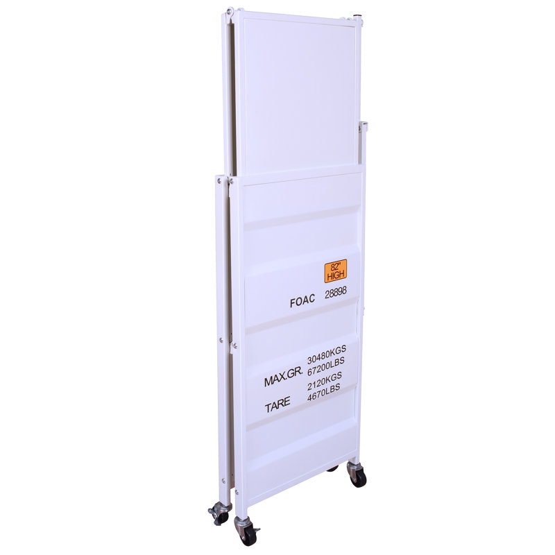 Book Cart Bookcase, White