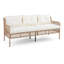 Ensemble de conversation modulaire en rotin pour l'extérieur 4 pièces avec chaises pivotantes-131749536-131749548
