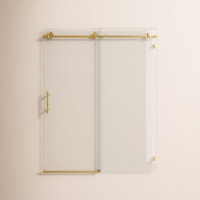 Eclipse 64" Frameless Sliding Shower Door