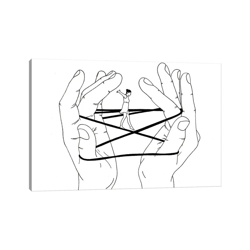 1 Piece Wall Art on Canvas, 66.04 cm H x 45.72 cm W x 1.91 cm D, Wrapped Canvas