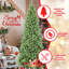  Arbre de Noël mince - 424 pointes, branches en PE + PVC-1222394508