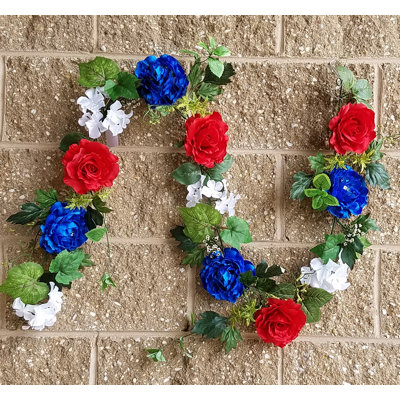 Guirlande patriotique floral