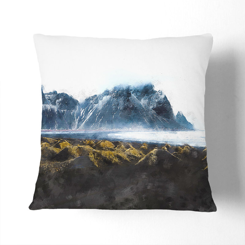 Square Cushion, 55cm H x 55cm W x 20cm D, White