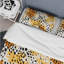 Ensemble de housse de couette jaune et noir à imprimé guépard sauvage III-888604903