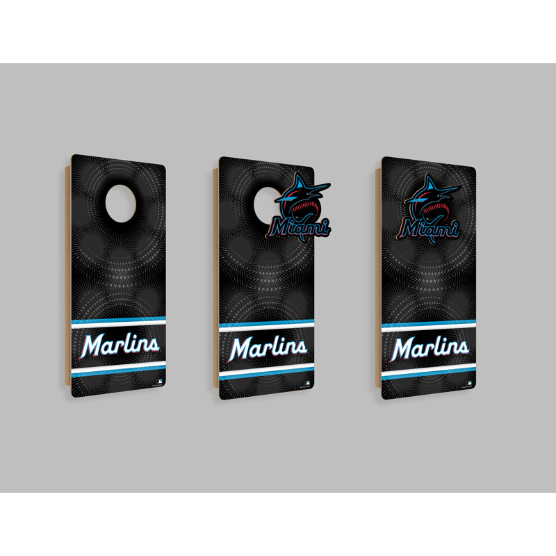 Miami Marlins Mini Wall Hanging Cornhole