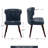 Cocamo Leather Wingback Dining Chair-371660562