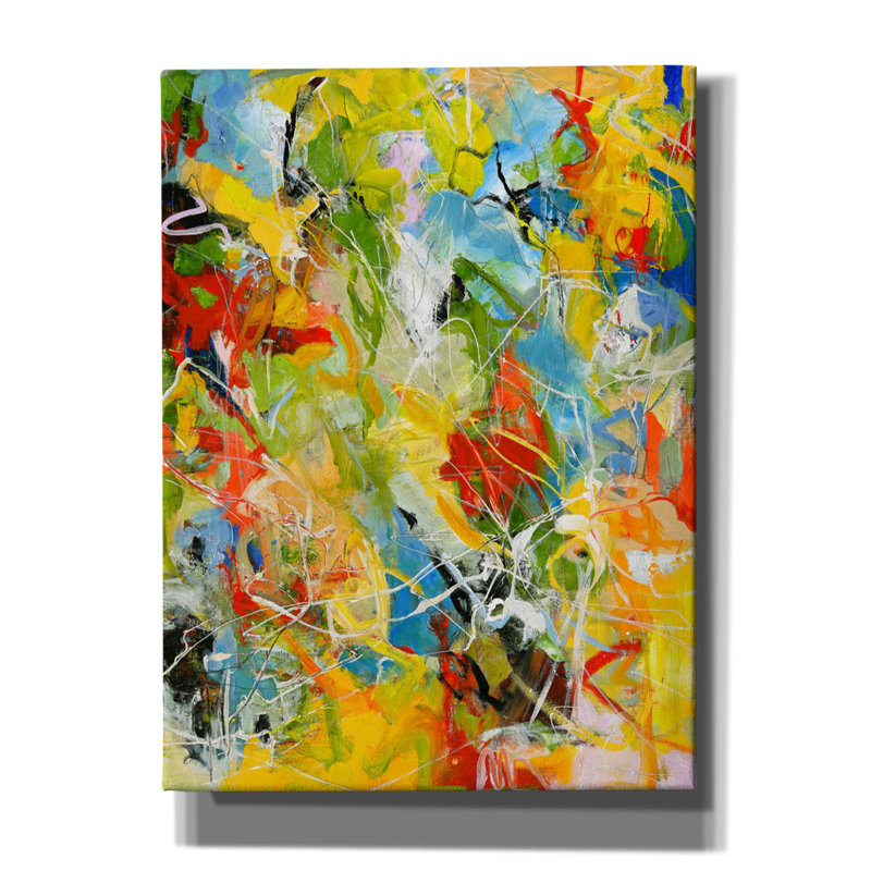 «Color Catch» par Incado, art mural sur toile, H 54 po x l 40 po x P 1,5 po