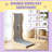 26.8'' Modern L Shape Cat Scratcher, Vertical Cat Scratching Board With Toys, Protecting Furniture Scratching Pad For Indoor Cats-701754983