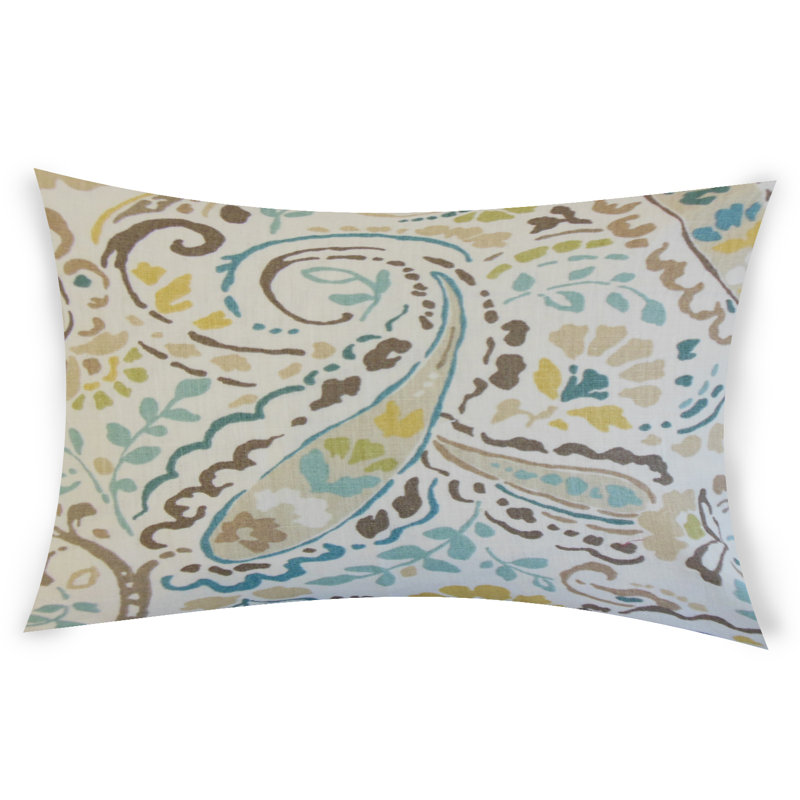  Housse de coussin rectangulaire et insert, Gris, 12 po x 24 po