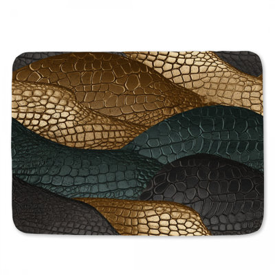 Tapis de salle de bain exotique