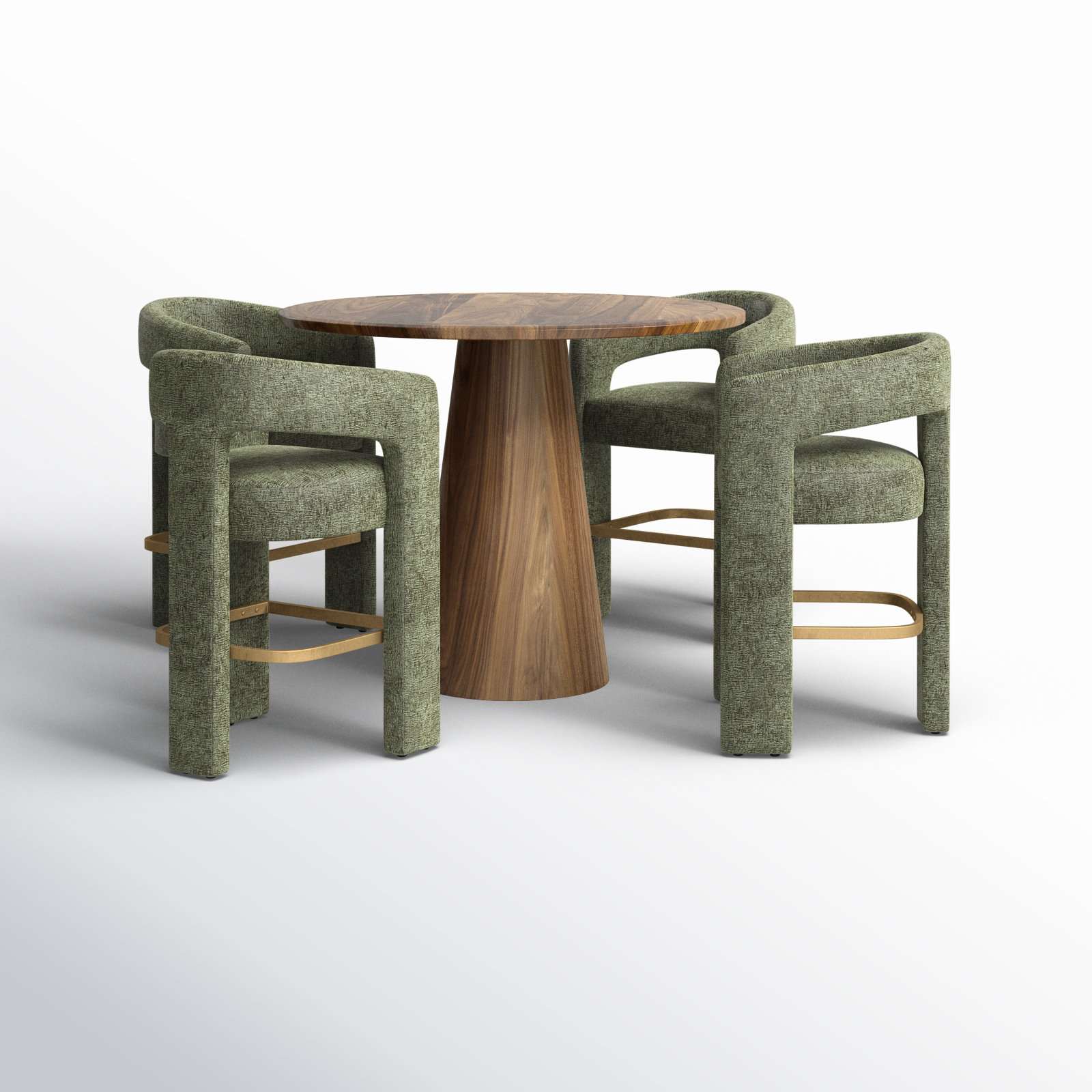 Darlington 5 - Piece Dining Set, Green