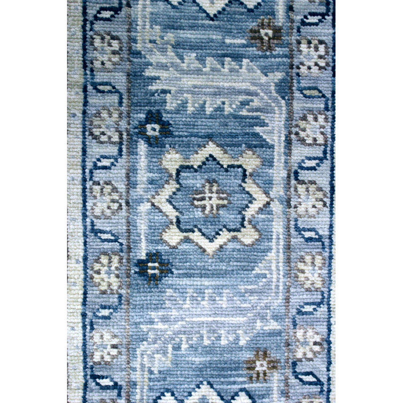 One-of-a-Kind Rectangle 10' X 14' Area Rug Blue