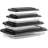 8Pc Glass Bakeware Set. 4X Baking Pan Dishes And 4X Baking Dish Lids For Kitchen Storage, Deep Baking Sheet, Oven Tray, Rectangle Casserole Dish, Lasagna Pans, Cake Baking Sheets
