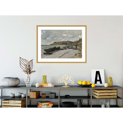 «Sainte-Adresse» par Claude Monet, impression giclée encadrée