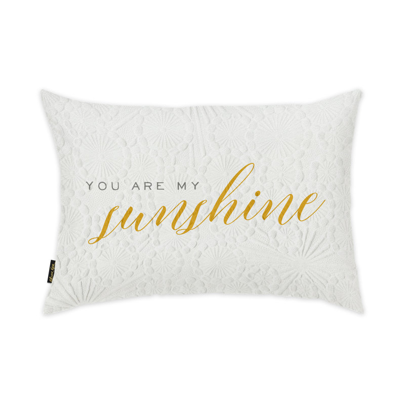 Housse et insert de coussin You are My Sunshine