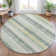 Machine Washable Indoor/Outdoor Xhevrie Seafoam Rug