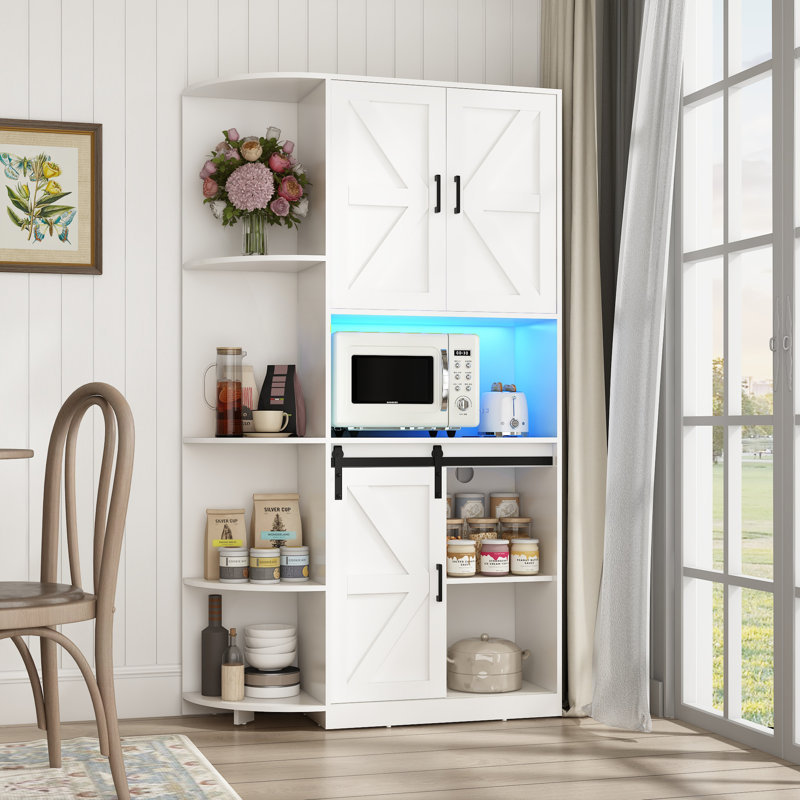 Garde-manger 70,9 po Lashawndra, Blanc